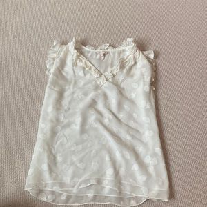 Rebecca Taylor white silk blouse